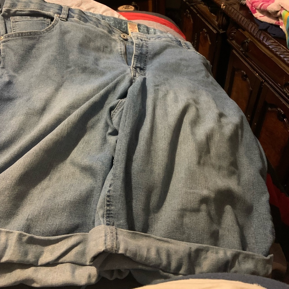 Faded glory Bermuda shorts still alot of life left in them